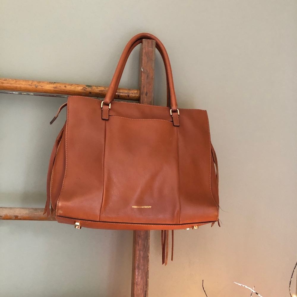 Rebecca Minkoff Regan Satchel in Almond